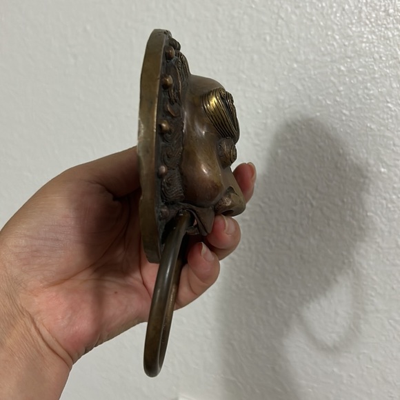 🖤Vtg Chinese Brass Door knocker - Picture 9 of 16